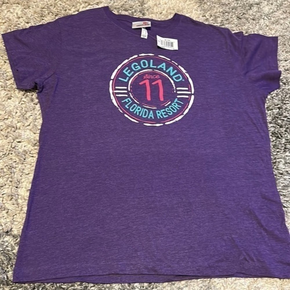 Legoland Florida Resort since 11 purple shirt XL New